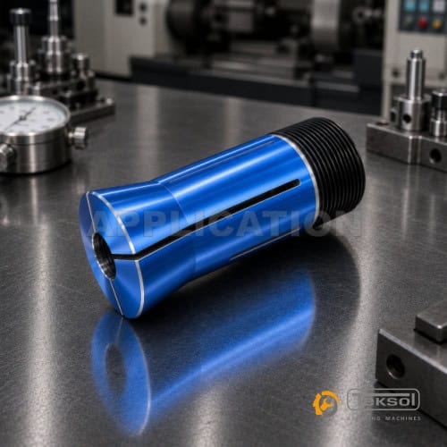 5C collet OD grinding application