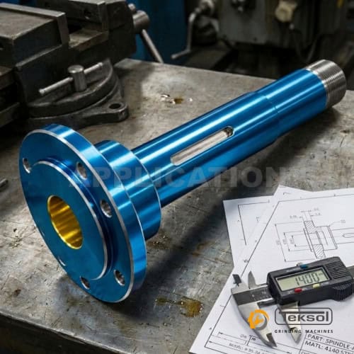 machine spindle precision grinding application