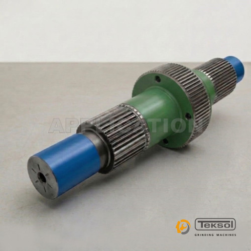 transmission shaft OD grinding application on straight wheel head CNC grinding machine