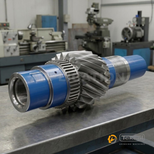shaft OD grinding application with CNC cylindrical grinding machine